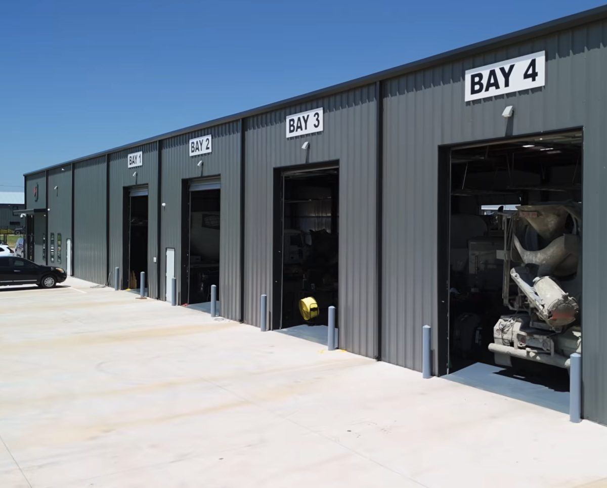 Service bays at the Delta Truck Center facility