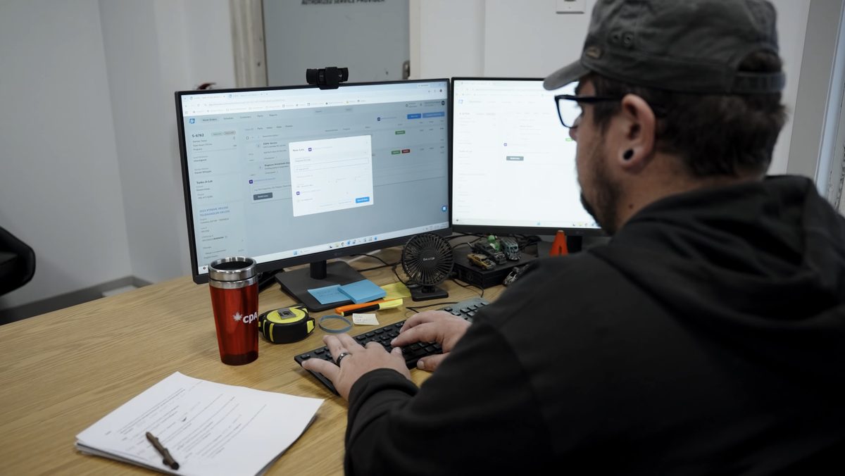Building a work order in ShopView at Mach 6 Mechanical