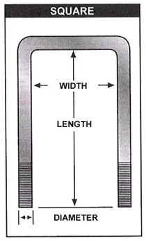 Square U-Bolt